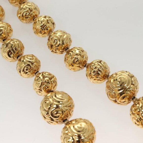 SAINT LAURENT Necklace Metal Gold Auth - Picture 13 of 14